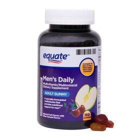 Equate Once Daily Men's Multivitamin Gummies;  150 Count