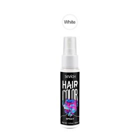 Disposable hair dye spray quick temporary dye (Color: White)