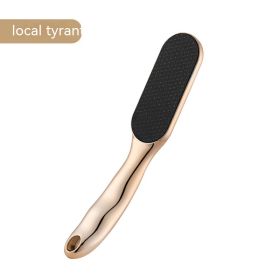 Exfoliating Calluses Nano Glass File Pedicure Tool (Option: Tuhao Gold Long Handle File)