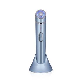 Ultrasonic Eye Beautification Instrument RF Radio Frequency EMS Eye Facial Beauty Apparatus (Option: American Standard-Haze Blue)