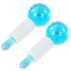 2Pcs/Box Beauty Ice Therapy Face Massage Ball Cool Compress Globes Hockey Facial Massager Crystal Glasses Ball Skin Care Tools